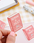 Punny Cat Book Sticker Set