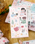 Festive Holiday Preparations Christmas Sticker Sheet