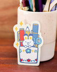 Pen Holder Vinyl Sticker