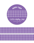 Violet Gridline Washi Tape