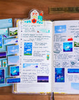 Sky Scenery Stamps Sticker Sheet