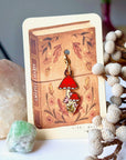 Mushroom Enamel Charm