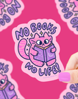 No Books No Life Sticker