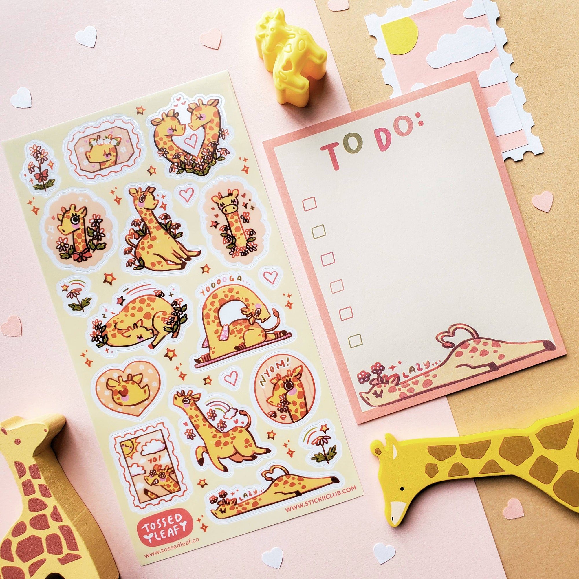 Gorgeous Giraffes Sticker Sheet