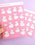 Ghost Cats Stickers