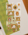 Meowster Piece Gold Foil Sticker Sheet