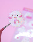 Pink Ghosties Holographic Sticker Sheet