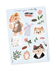 Pawride and Purrjudice Sticker Sheet