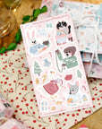 Festive Holiday Preparations Christmas Sticker Sheet