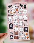 Ghosty Haunted Manor Sticker Sheet