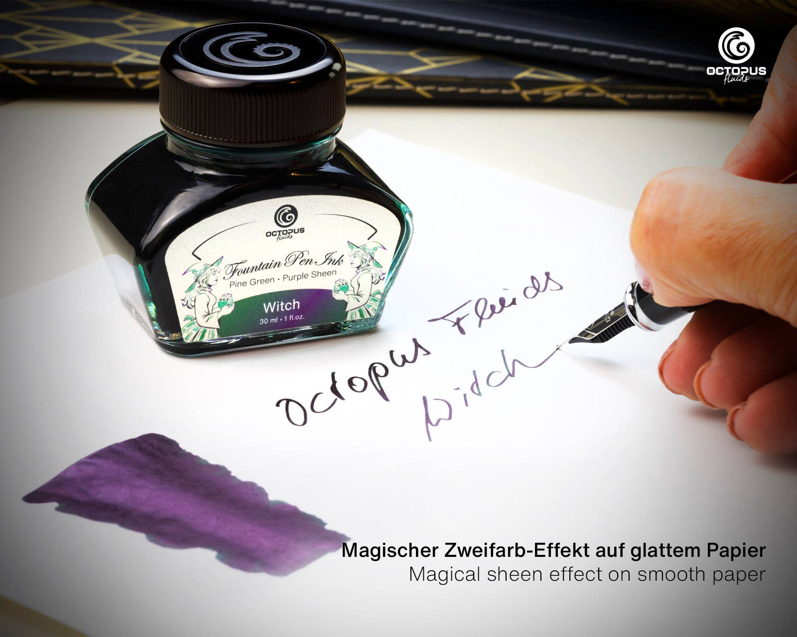 Sheen Witch Green Fountain pen ink