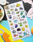 Fired Up Hybrids Sticker Sheet