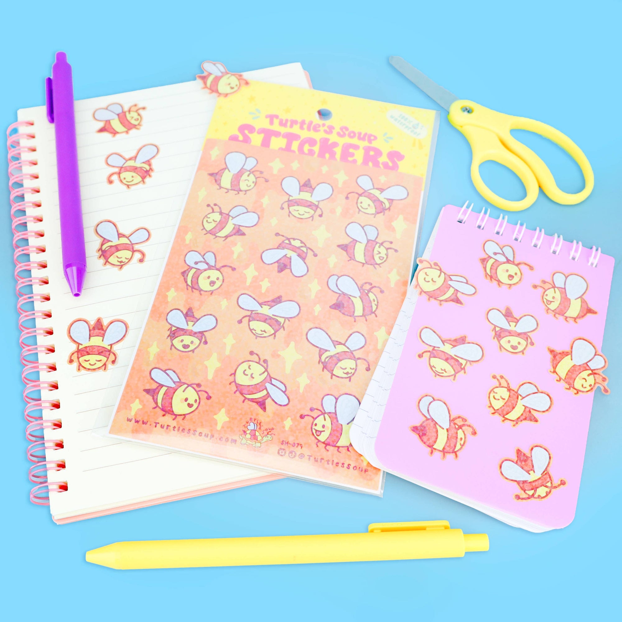 Busy Bee Hive Sticker Sheet
