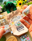 Lil' Coffee Misfits - Diecut Washi Tape
