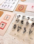 Flowers Mini Clear Stamp Set