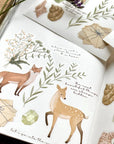 Woodland Treasures Rub-On Sticker Sheet