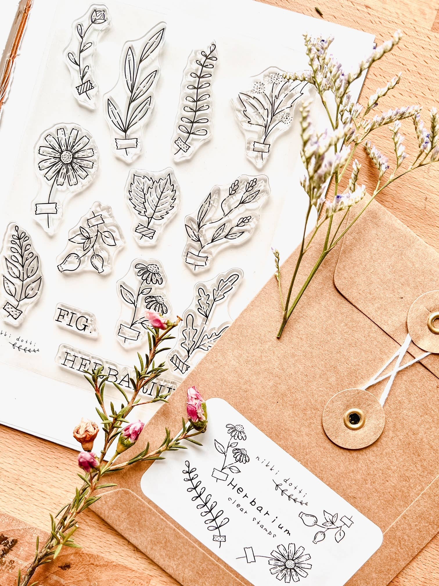 Herbarium Clear Stamp Set