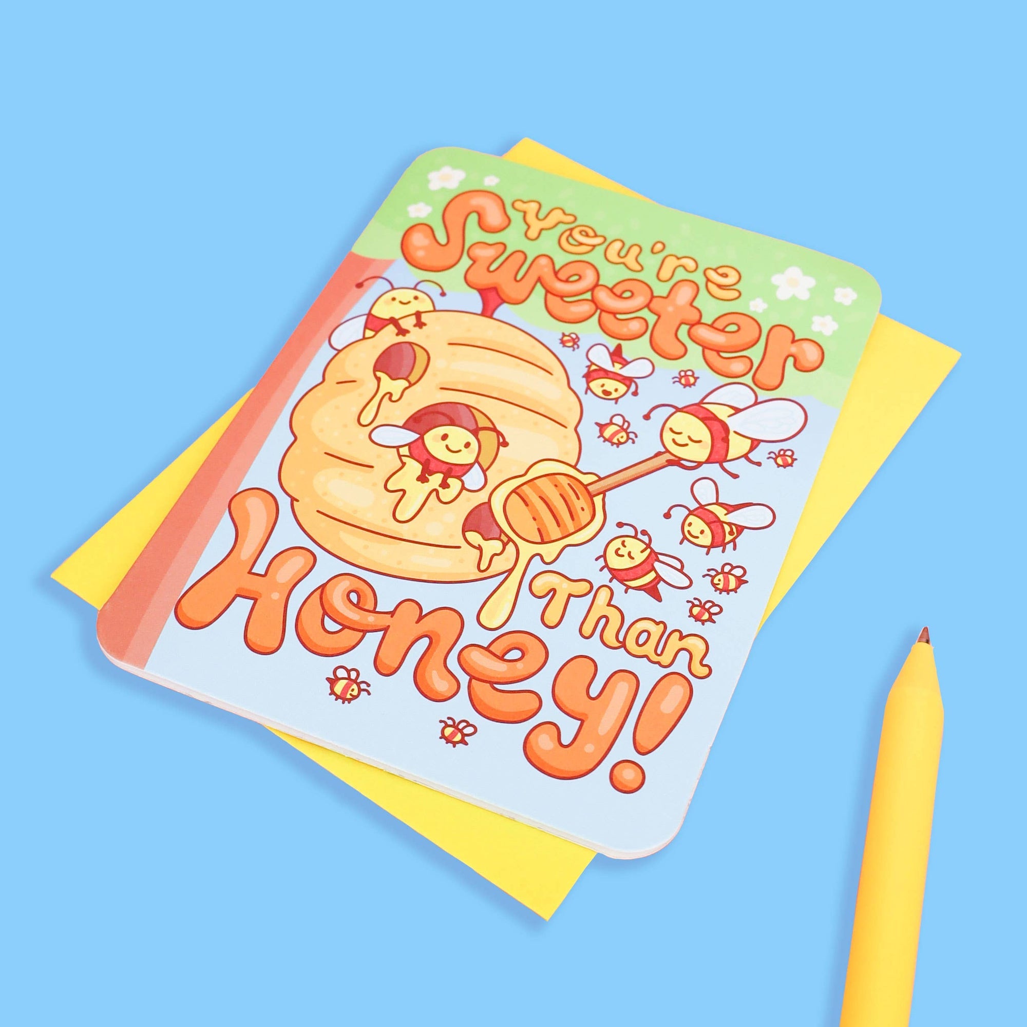 Sweeter Than Honey Bee Love Card