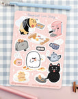 Breakfast Love Story Sticker Sheet