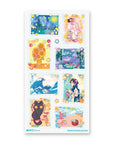 Kawaii Art Gallery Sticker Sheet