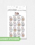 Self-Care Bear - Therapy Planner Stickers
