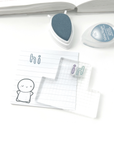 Emoti Dual Size Acrylic Stamping Block