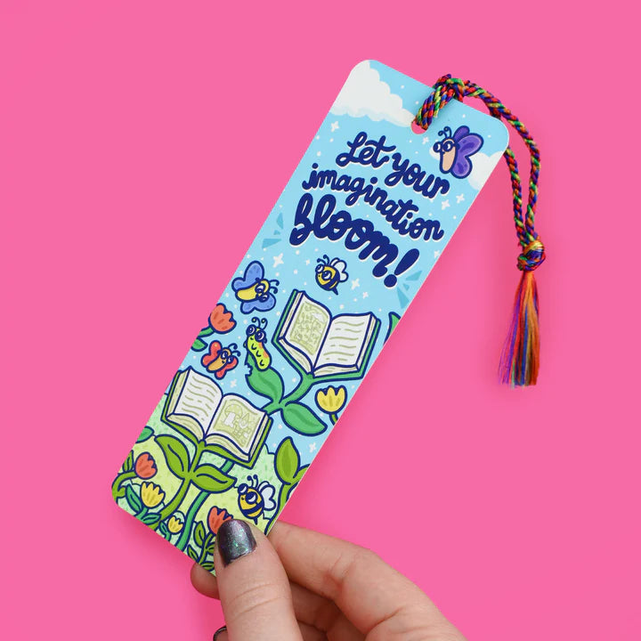 Let Your Imagination Bloom Bookmark with Tassel