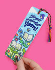 Let Your Imagination Bloom Bookmark with Tassel