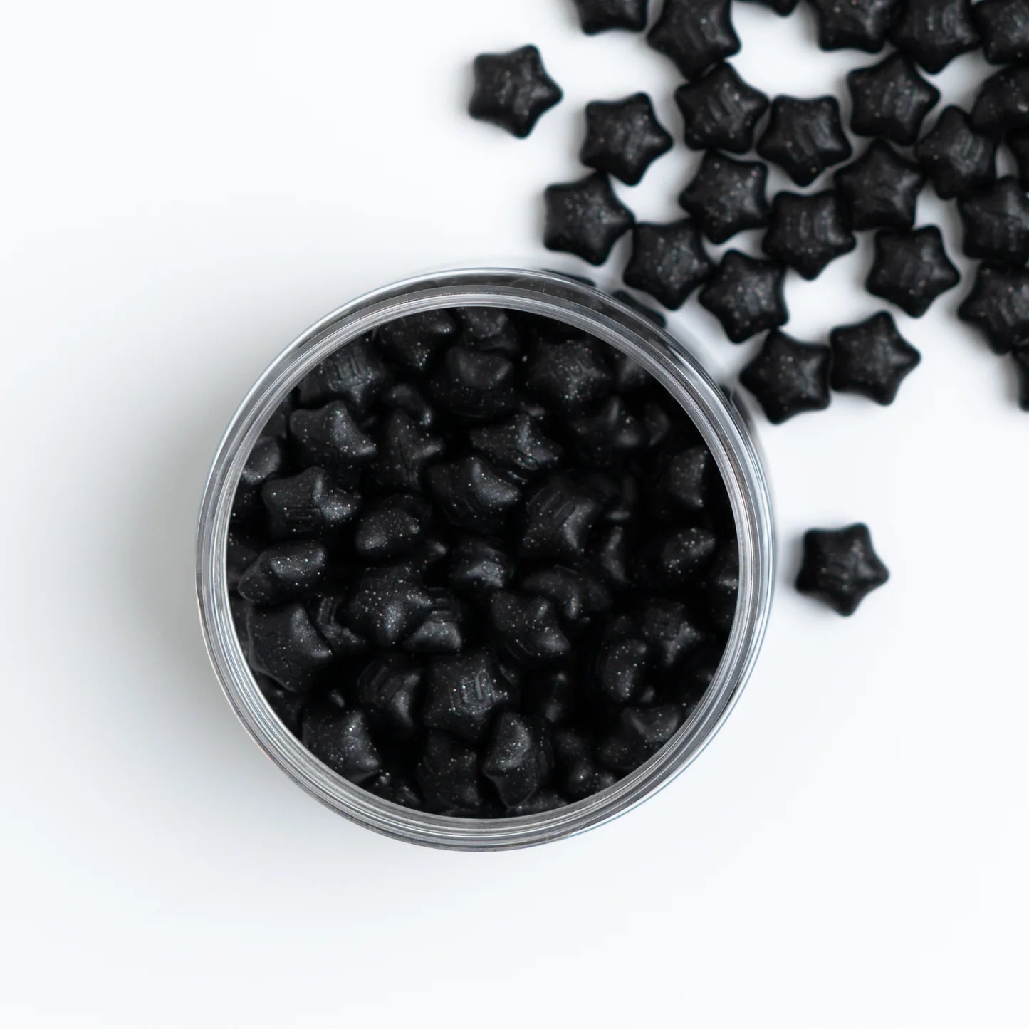 Black Sparkles Wax Seal Beads