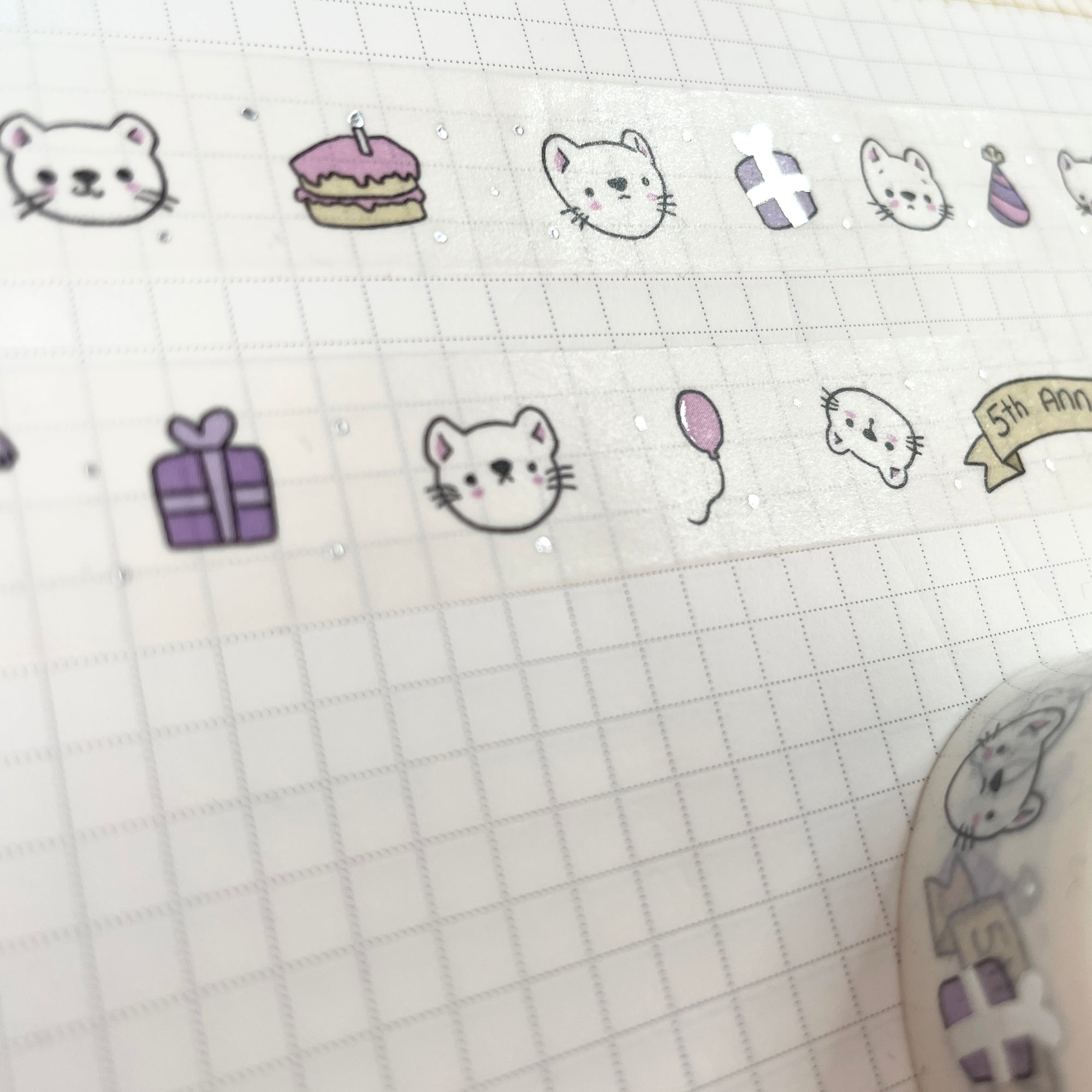 Suteki Stickers 5 year anniversary washi