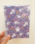 A6 Bunny Patterned Reusable Sticker Books