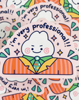 I'm Very Professional Bunny Sticker