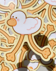 Leggy Duck Sticker