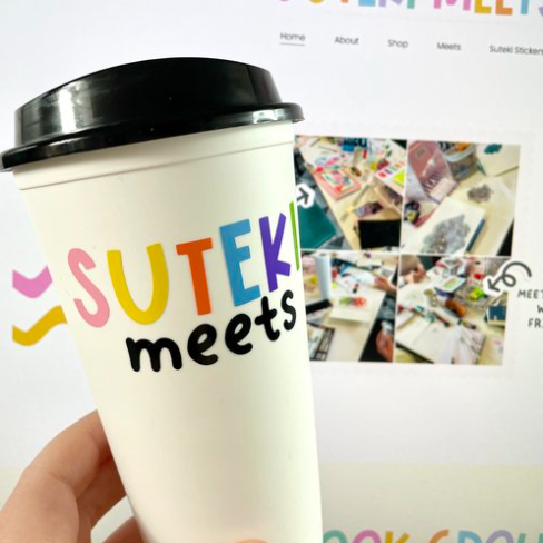 Suteki Meets hot drink cup