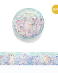 Flowers and cats washi tape