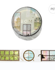 Window scenery PET tape