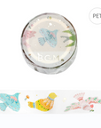 Bird embroidery PET tape