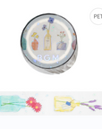 Flower vase PET tape