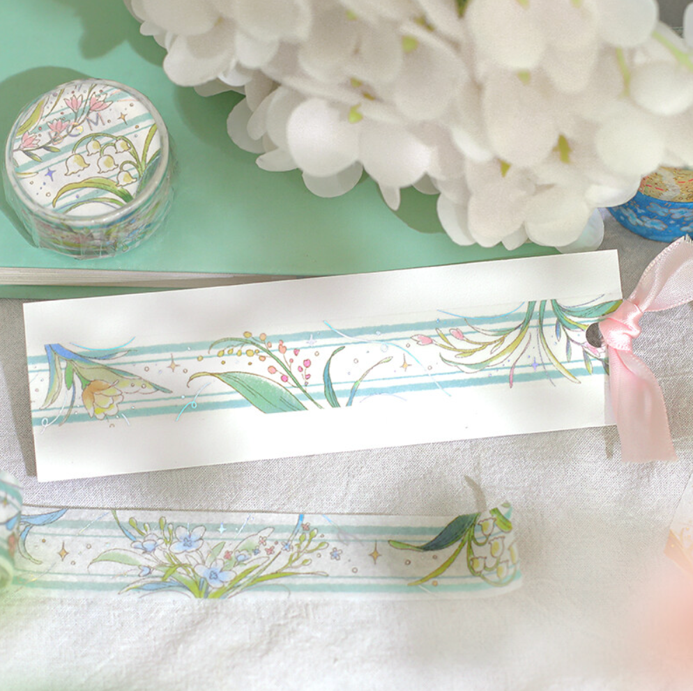 The language of flowers washi tape