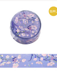 Flower story - light purple washi tape