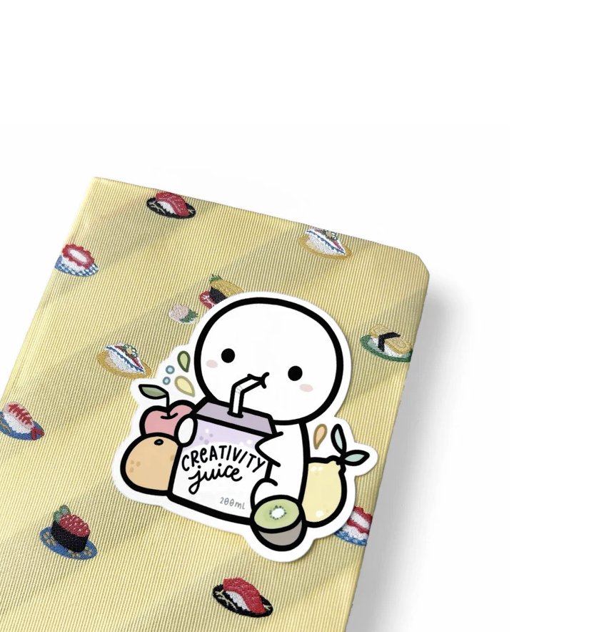 Creativity Juice Vinyl Sticker
