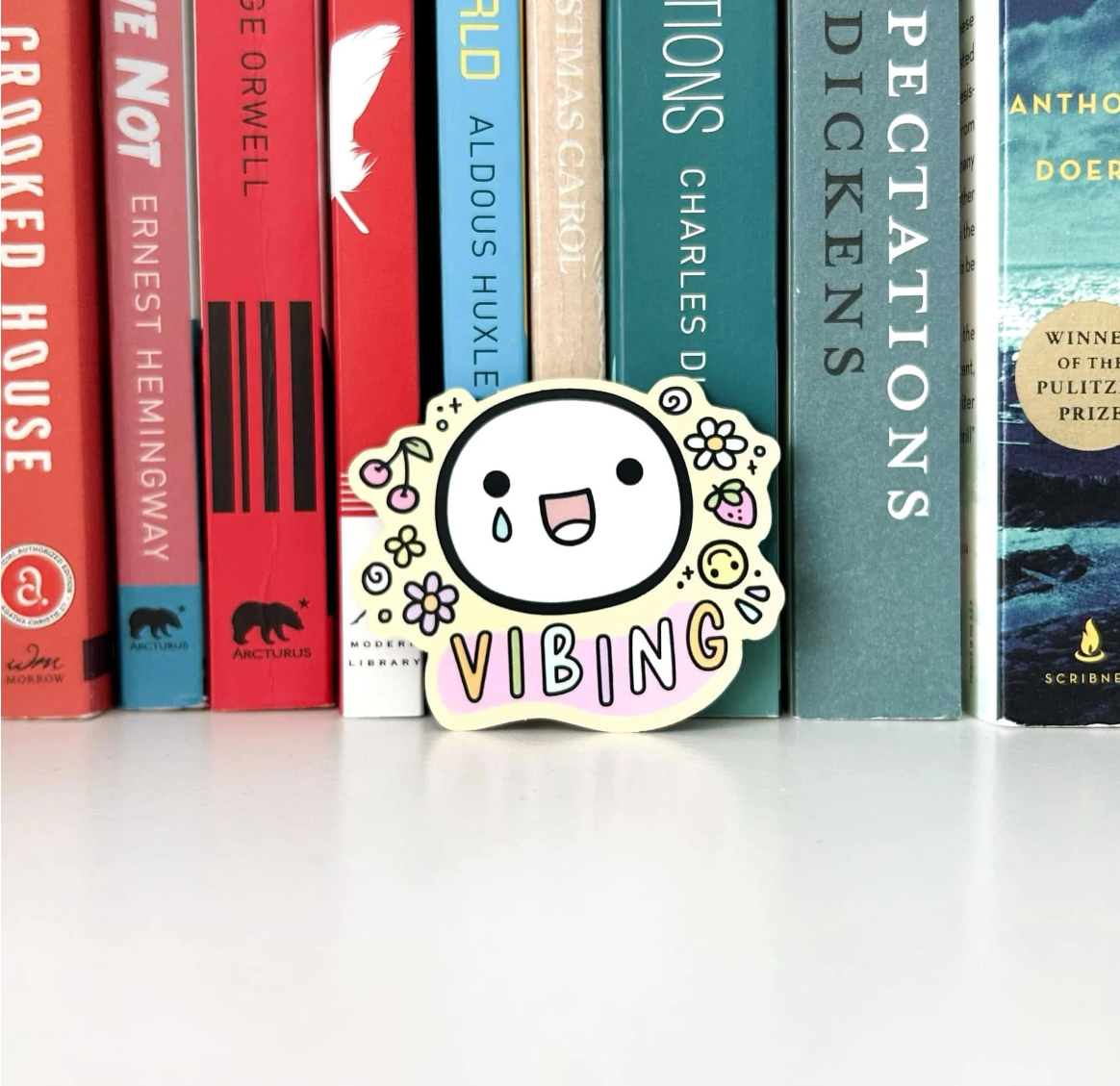 Vibing Vinyl Sticker