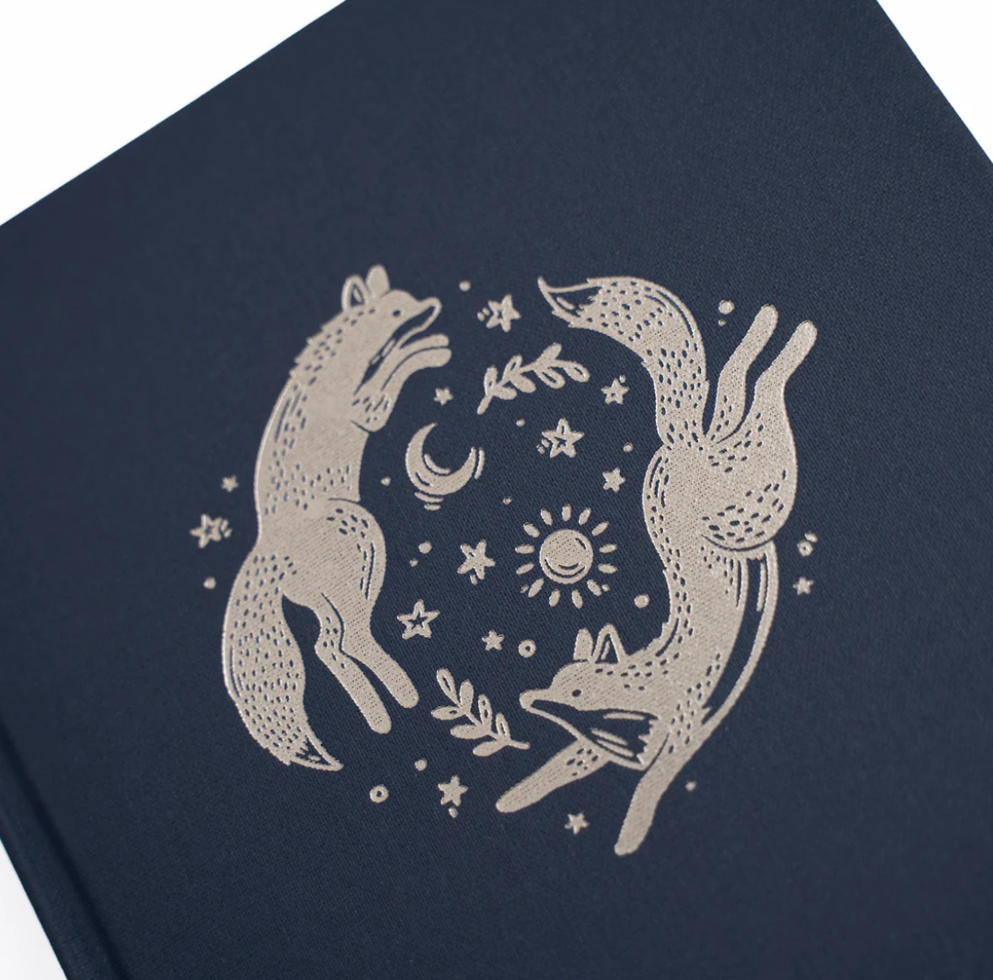B6 Forest Foxes Dot Grid Notebook