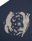 A5 Forest Foxes Dot Grid Notebook