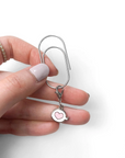 Speech Bubble Charm - Wide Paperclip