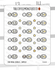 Star Rating Doodles Sticker Sheets
