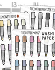 Large Marker Doodles Sticker Sheet