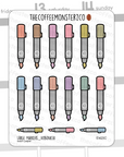 Large Marker Doodles Sticker Sheet