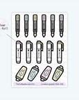Markers Sticker Seals