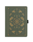 A5 Storybook In Vintage Olive Dot Grid Notebook